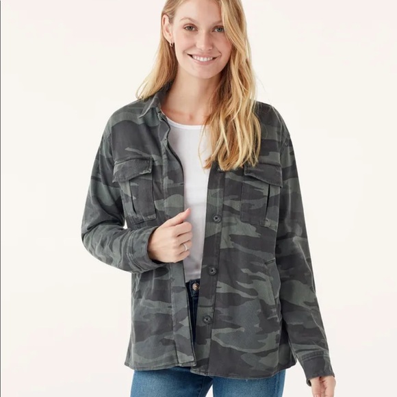 NWT Splendid Camouflage Shirt Jacket - Picture 2 of 7